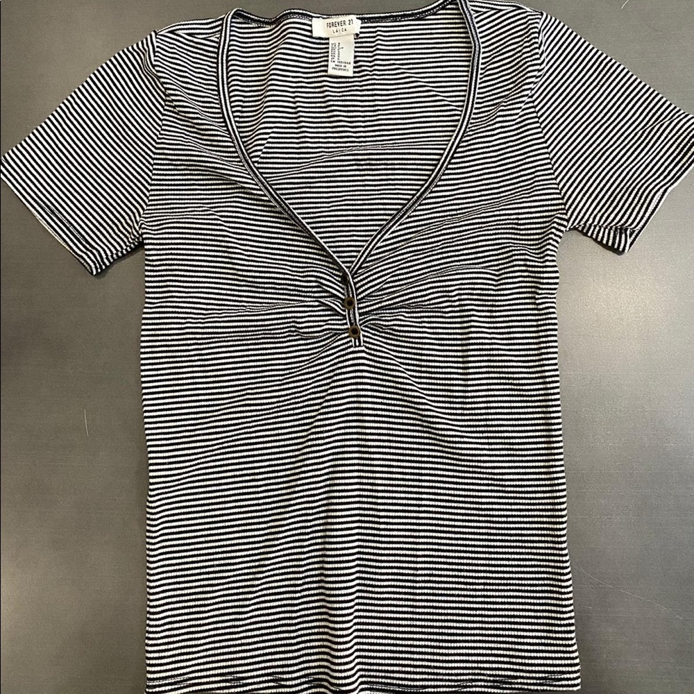 Striped Forever 21 Top